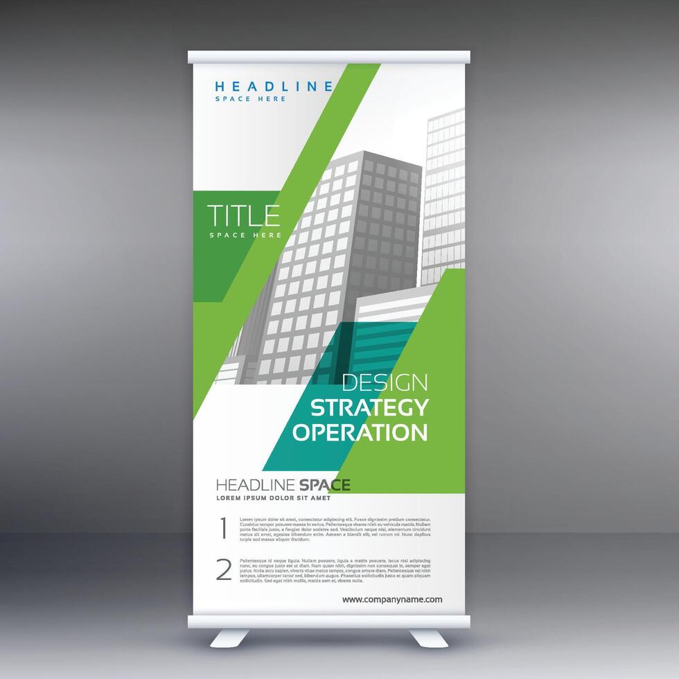 abstract professional corporate business roll up banner design illustration vector