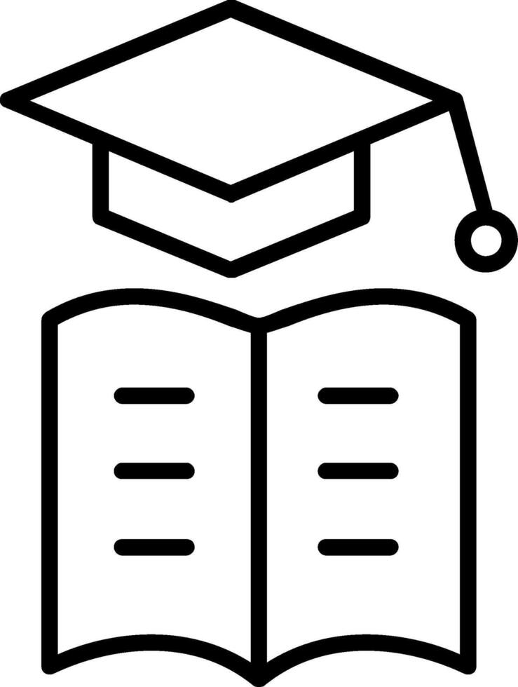 E-Learning Line Icon vector