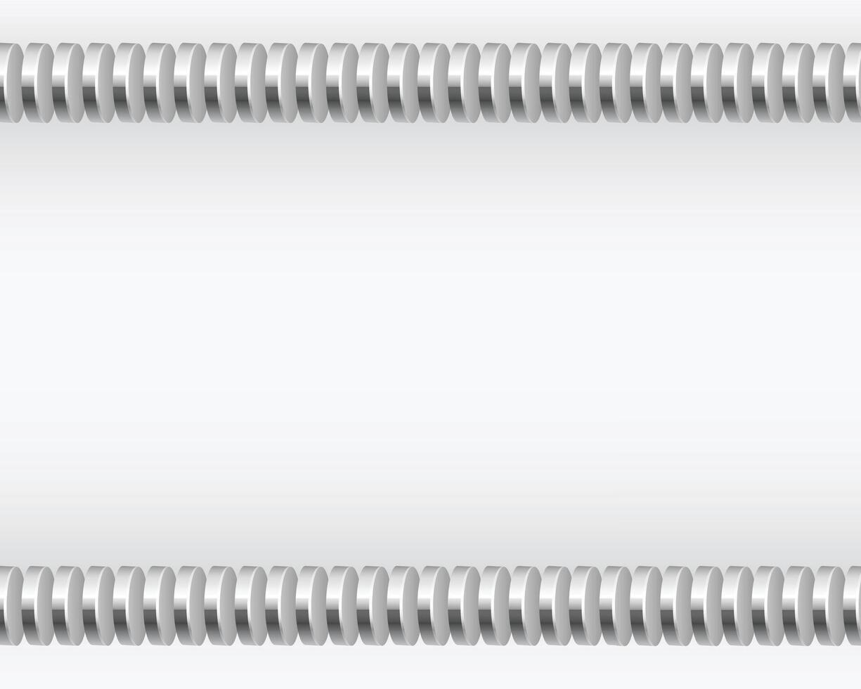 stainless steel tube equipment background for modern technology vector