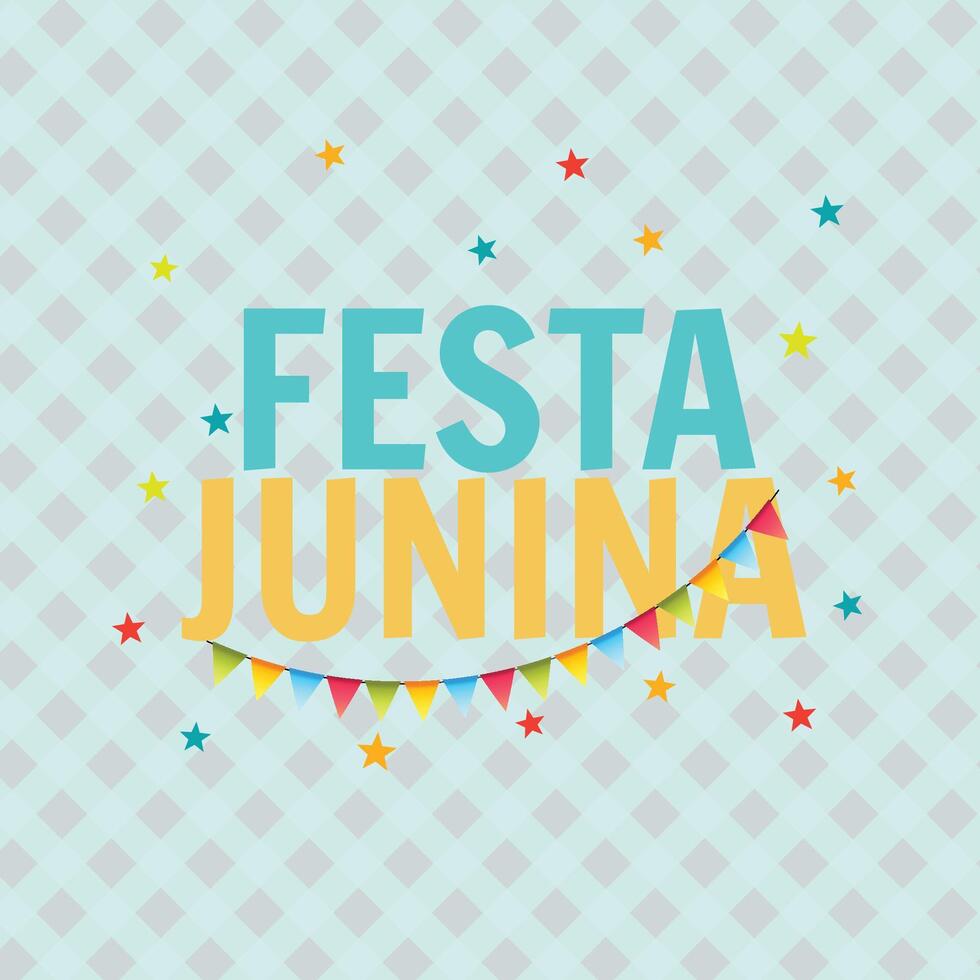 festa junina Brasil festival fiesta fiesta celebracion vistoso antecedentes ilustración vector