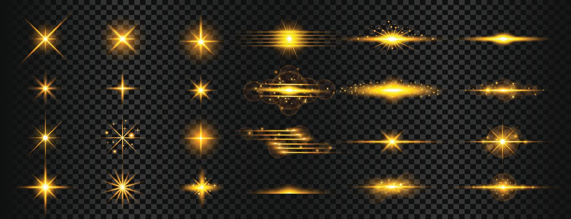 decorative transparent light beam background in collection vector