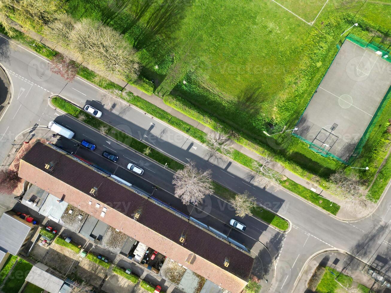 High Angle View of British Historical City of Oxford, Oxfordshire, England United Kingdom. March 23rd, 2024 photo