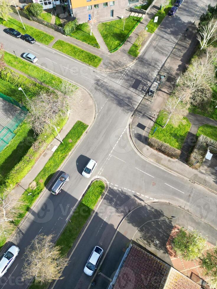 High Angle View of British Historical City of Oxford, Oxfordshire, England United Kingdom. March 23rd, 2024 photo