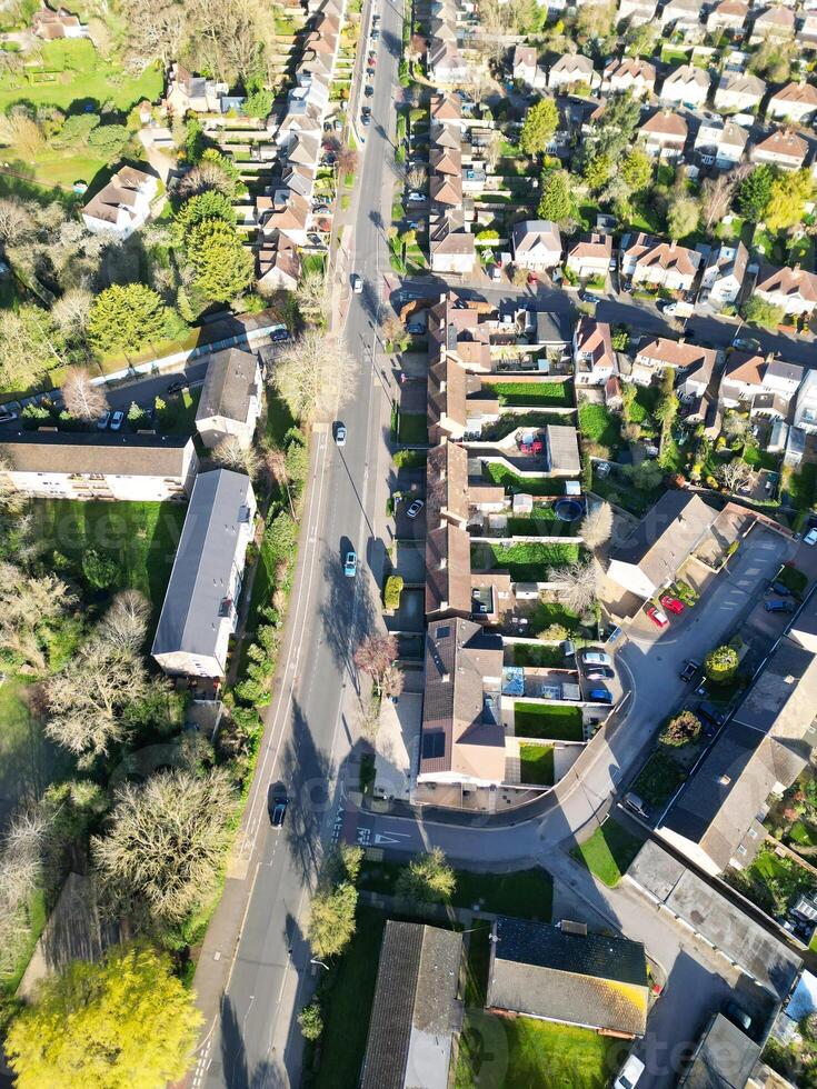 High Angle View of British Historical City of Oxford, Oxfordshire, England United Kingdom. March 23rd, 2024 photo