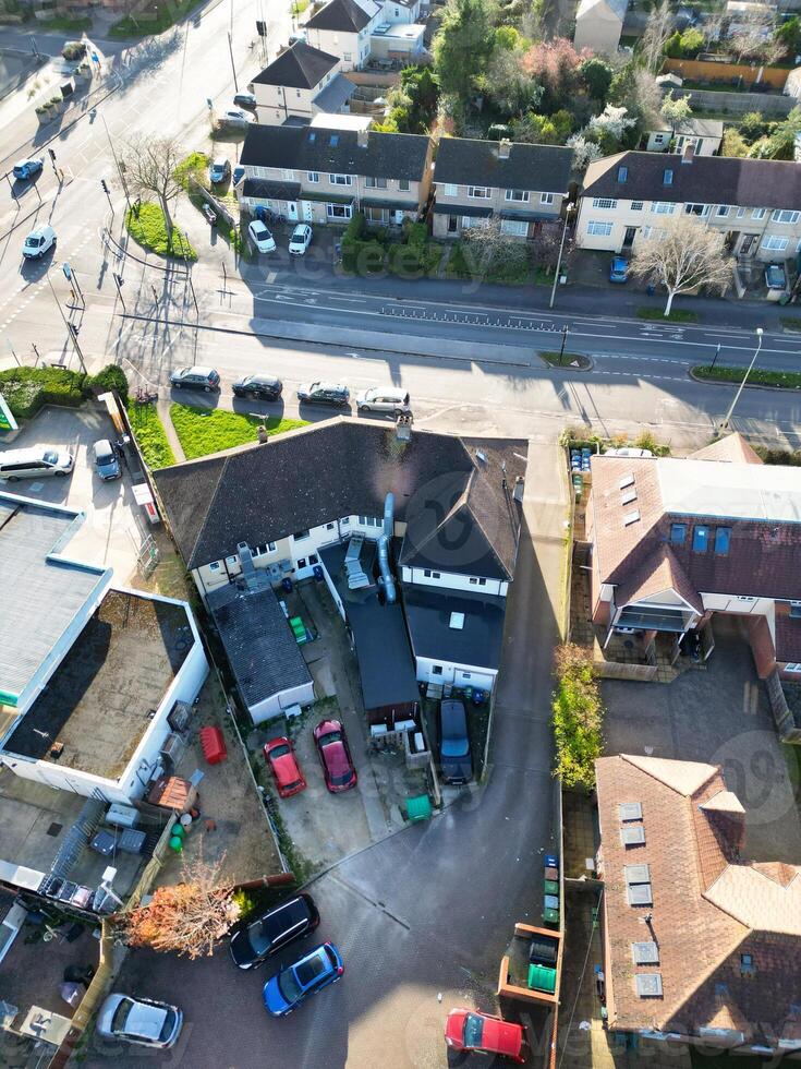 High Angle View of British Historical City of Oxford, Oxfordshire, England United Kingdom. March 23rd, 2024 photo