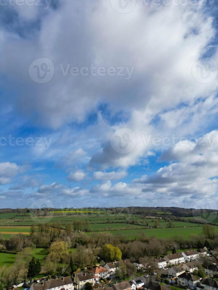 hermosa cielo y nubes terminado Oxford ciudad de Inglaterra Reino Unido foto