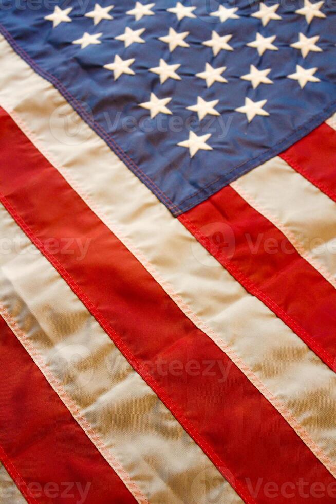 The Flag of the United States of America. photo