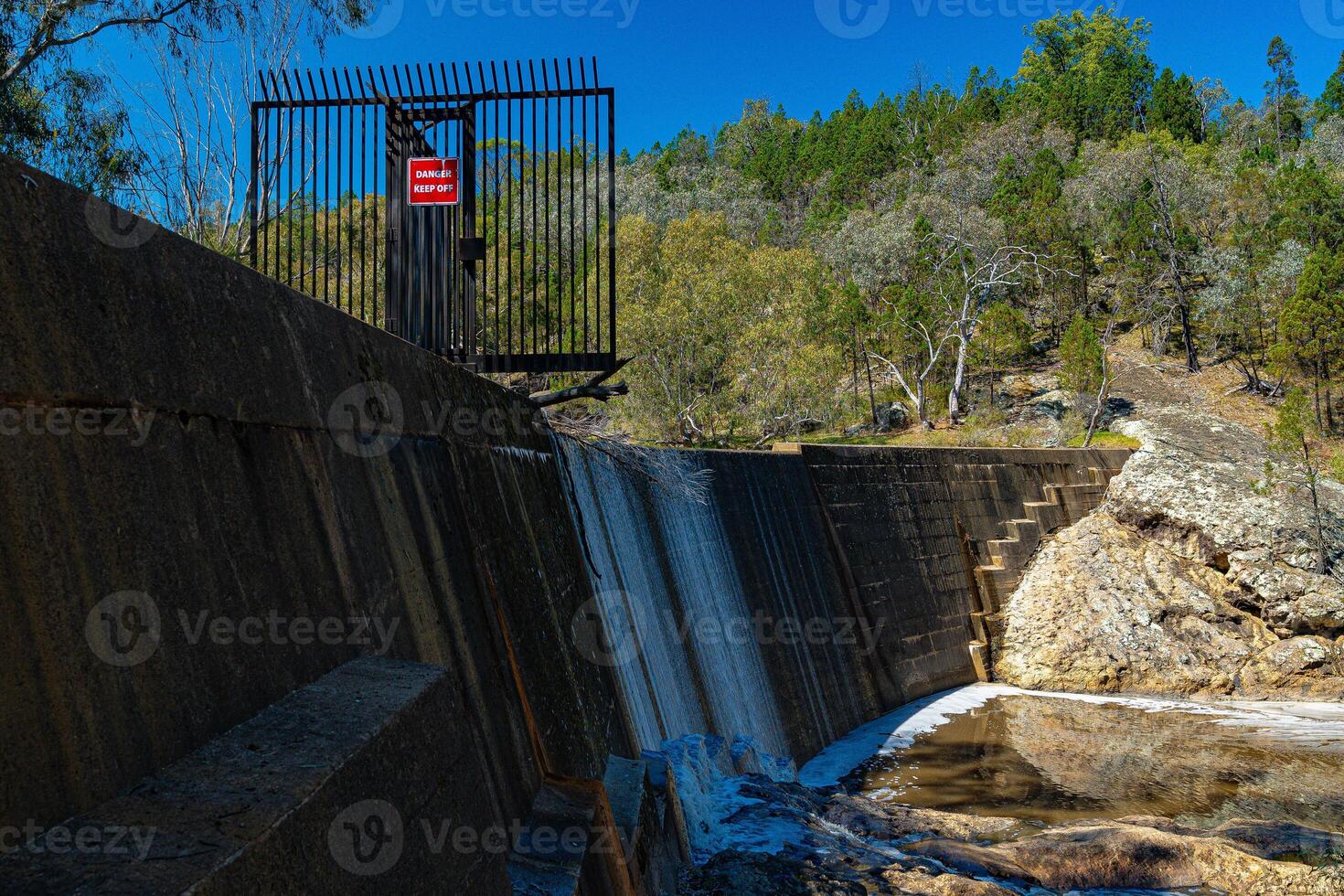 Rustic Dam Spillway photo