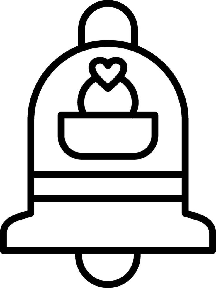 Bell Line Icon vector