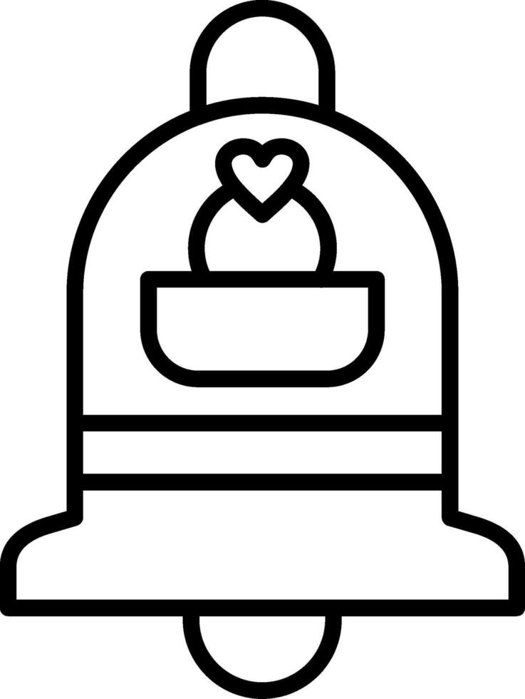 Bell Line Icon vector