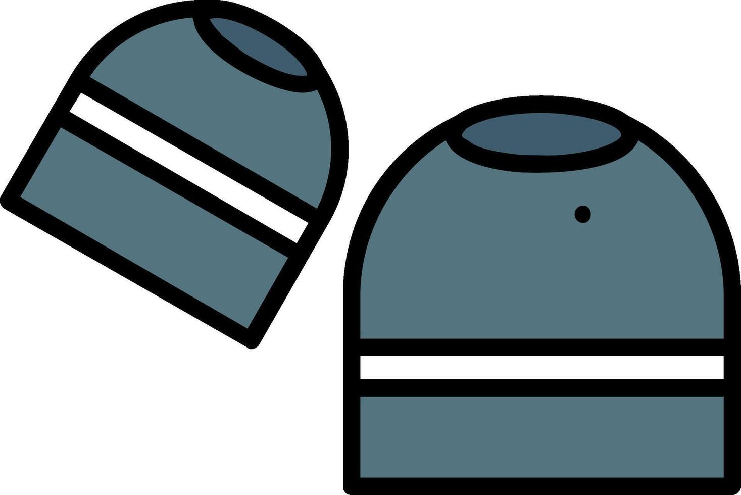 Earbuds Line Filled Icon vector