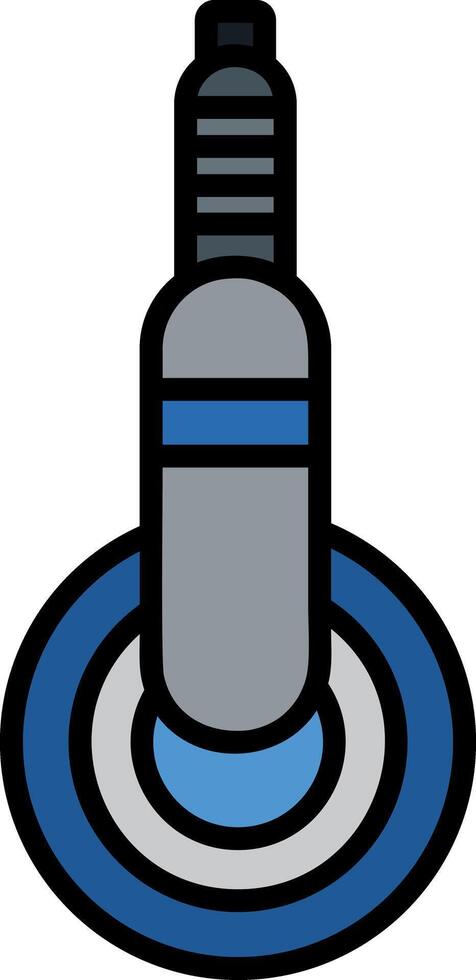 Polisher Line Filled Icon vector