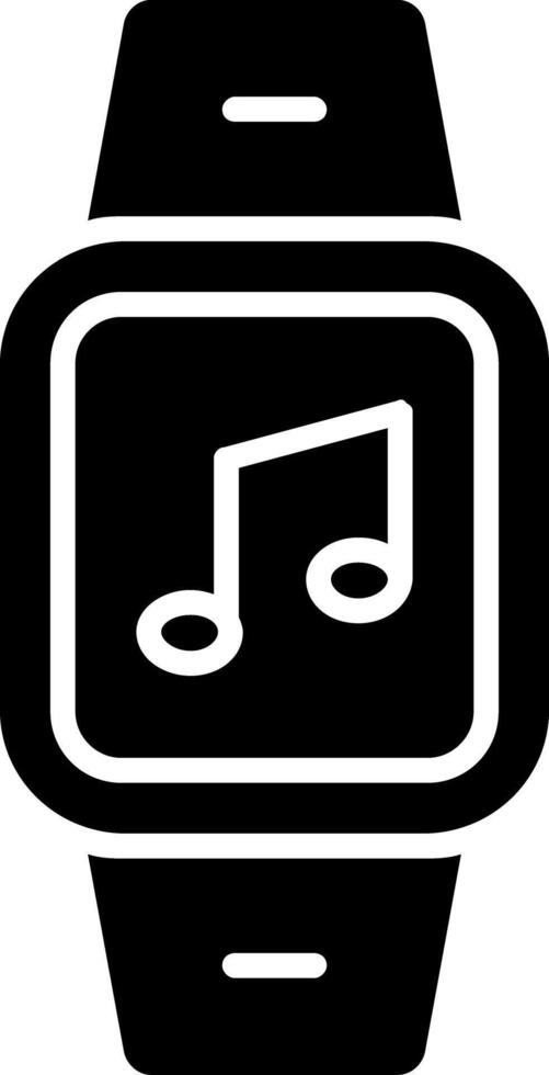 Music Glyph Icon vector