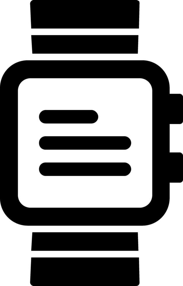 Watch Glyph Icon vector