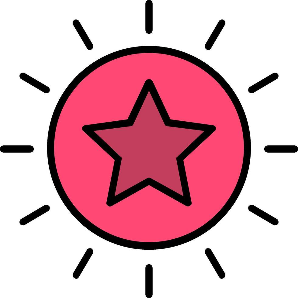 Best Choice Line Filled Icon vector