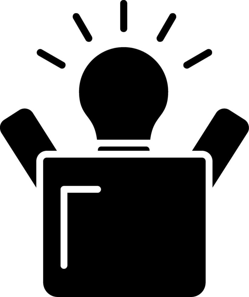 Creativity Glyph Icon vector