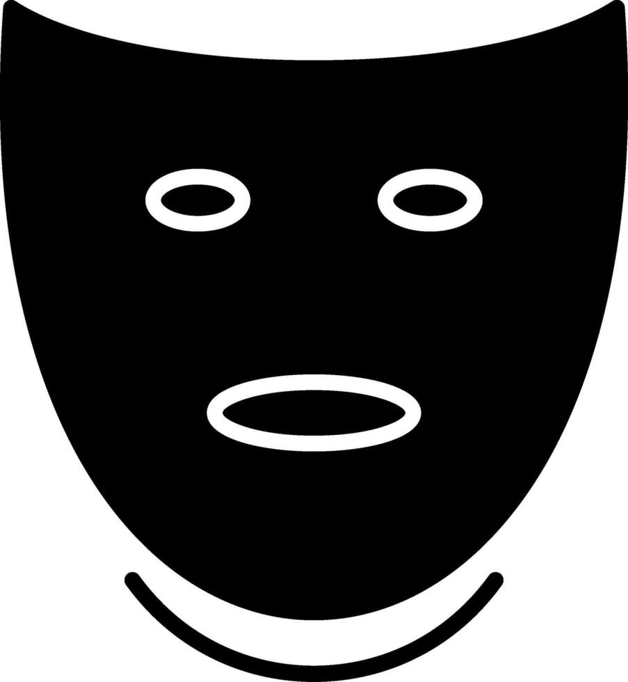 icono de glifo de teatro vector