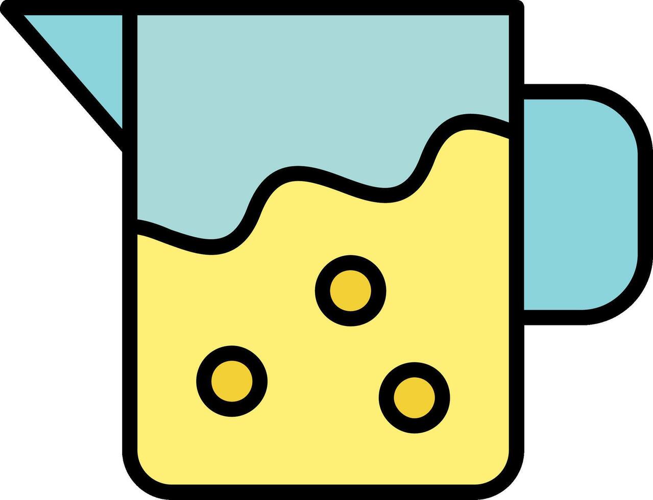 Pitcher Line Filled Icon vector