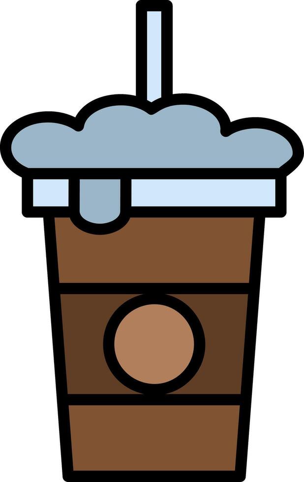 Soda Line Filled Icon vector