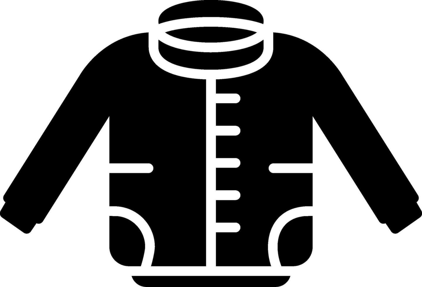 Jacket Glyph Icon vector