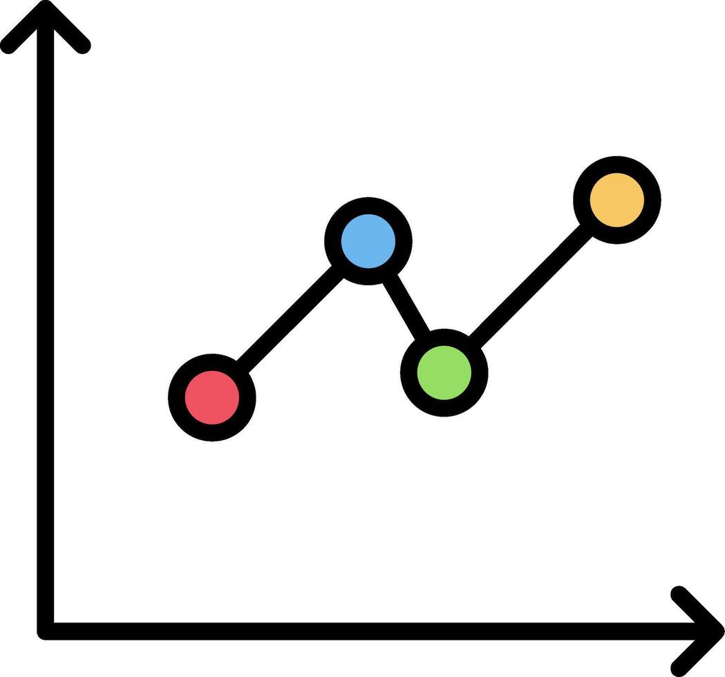 Line Graphic Line Filled Icon vector