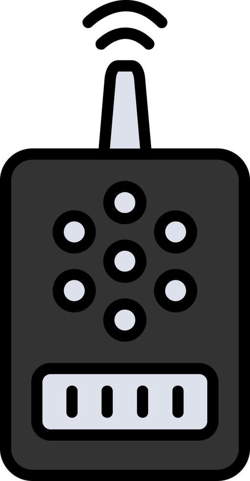 Device Line Filled Icon vector