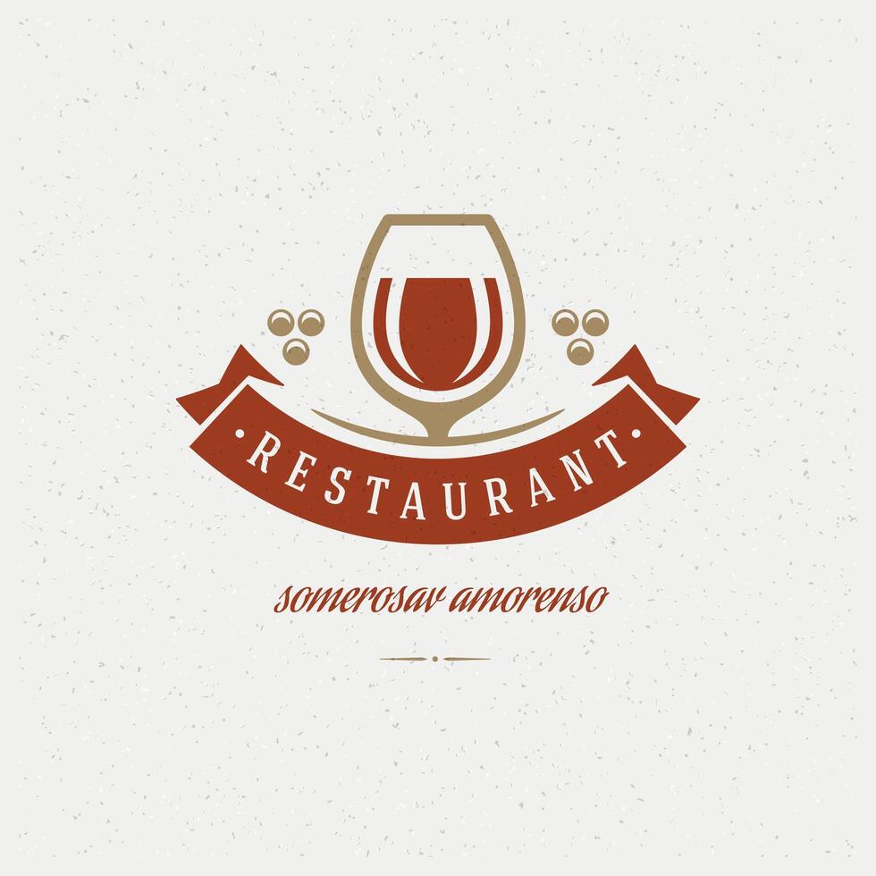 Restaurant Shop Design Element vector