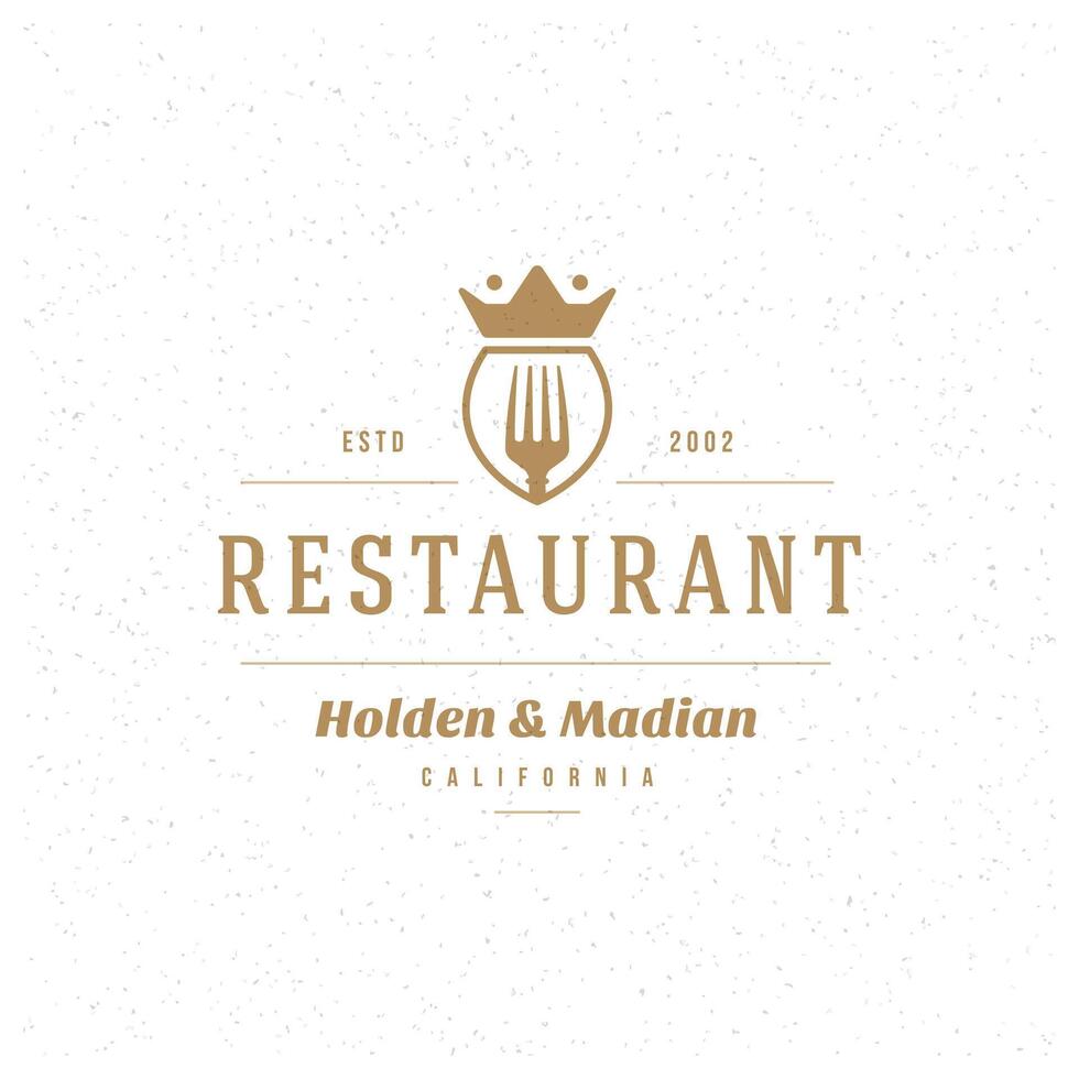 Restaurant Shop Design Element vector