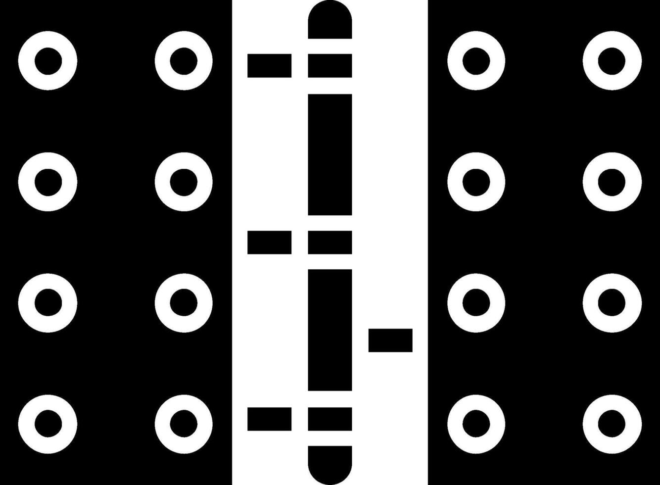 Hinge Glyph Icon vector
