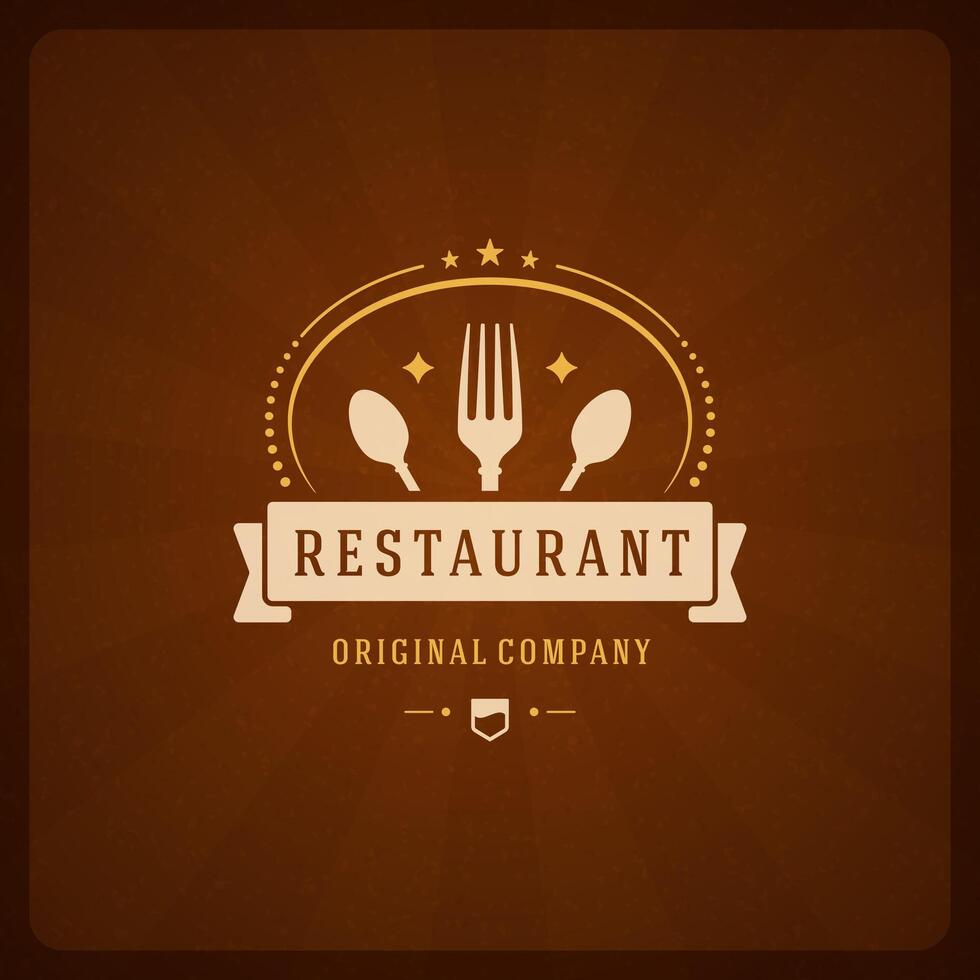 Restaurant Shop Design Element vector