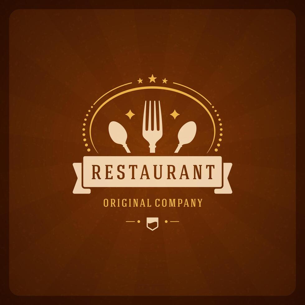 Restaurant Shop Design Element vector