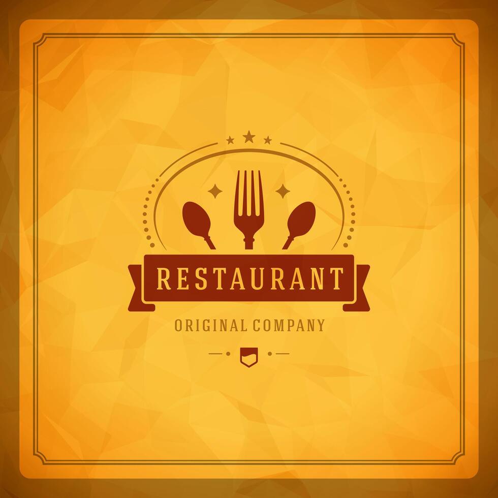 Restaurant Shop Design Element vector