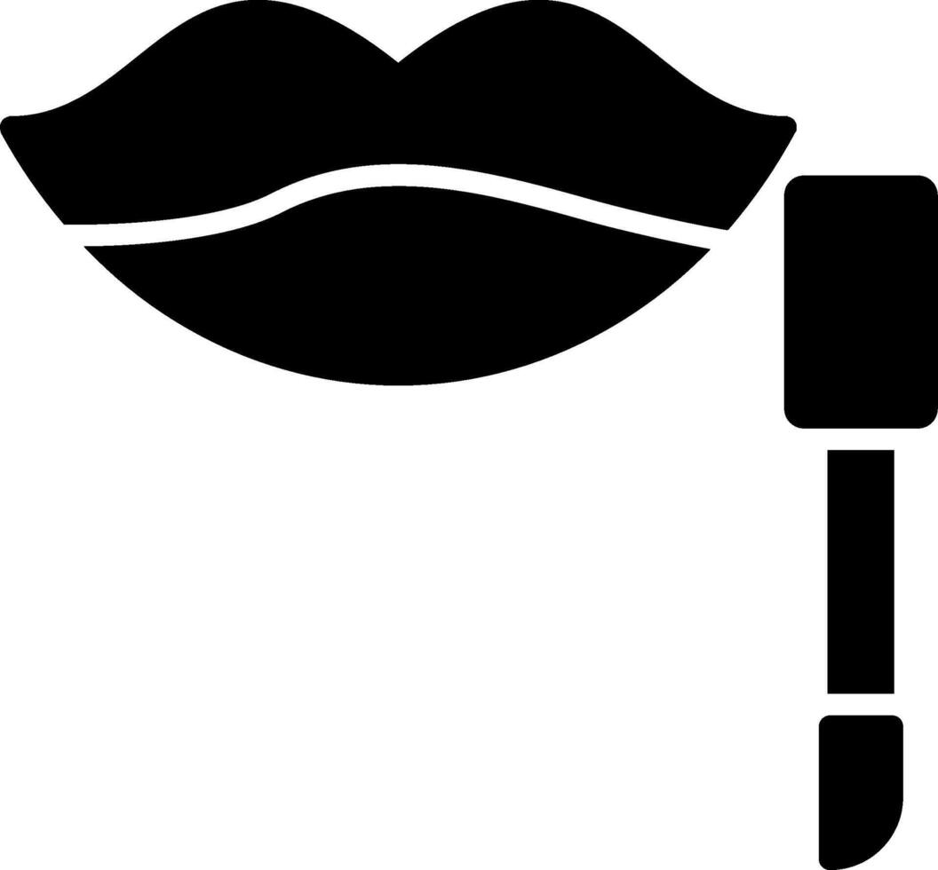 Mouth Glyph Icon vector