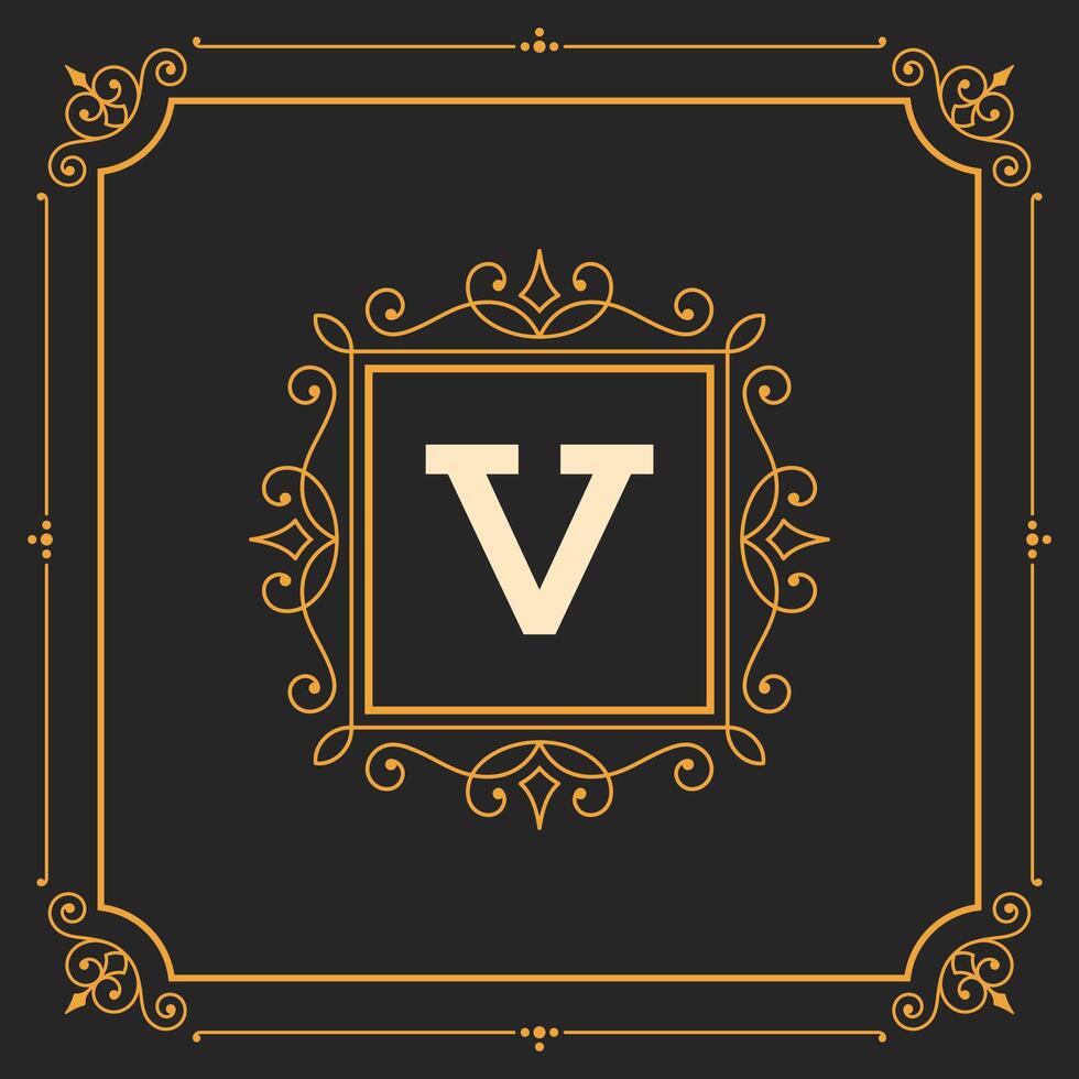 Royal Logo Design Template Decoration vector