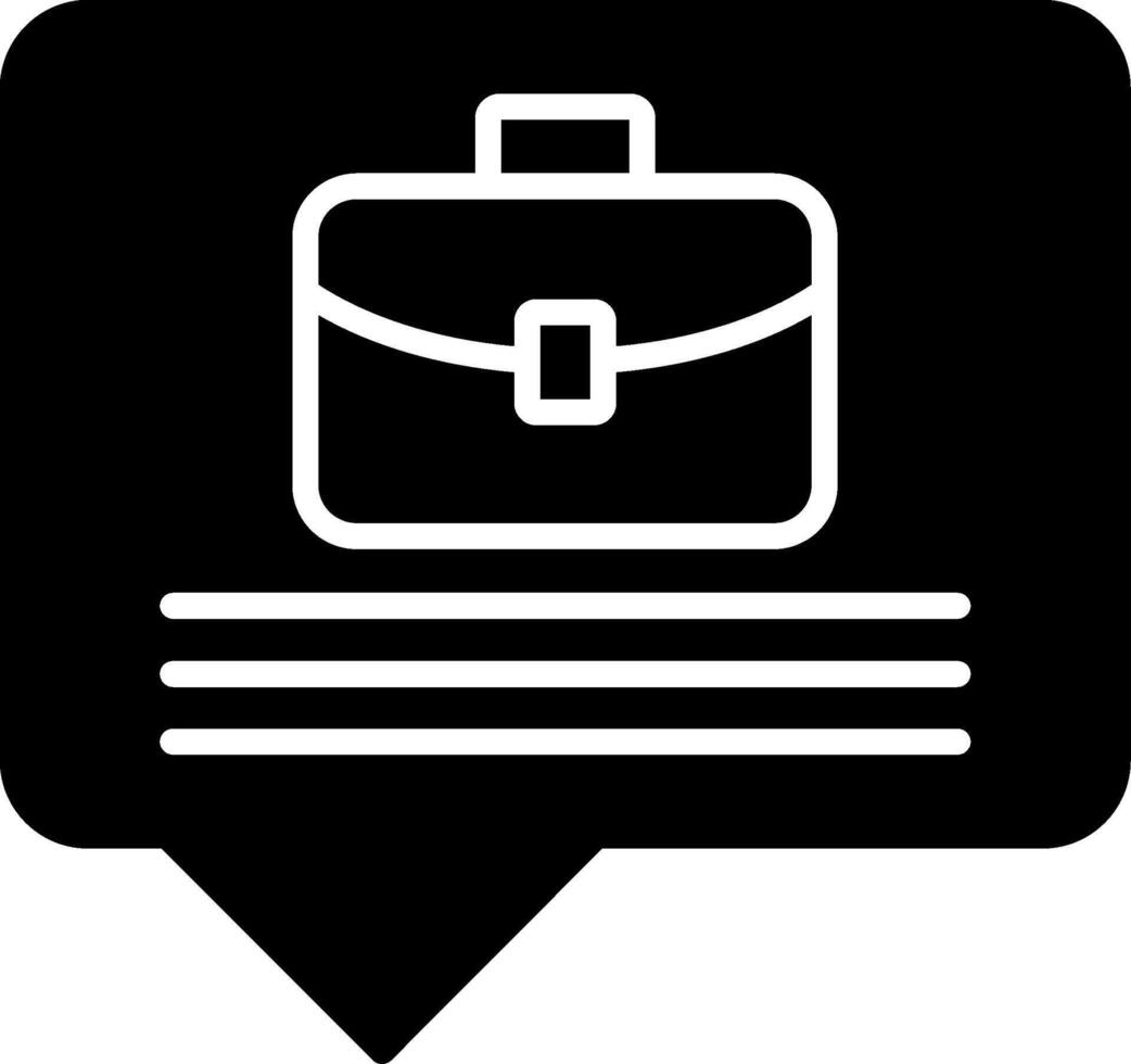 Business Glyph Icon vector