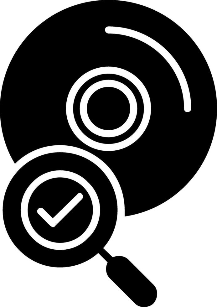 Cds Glyph Icon vector