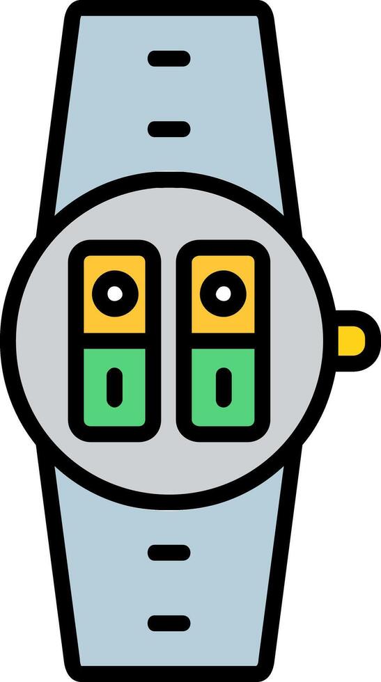 Switches Line Filled Icon vector