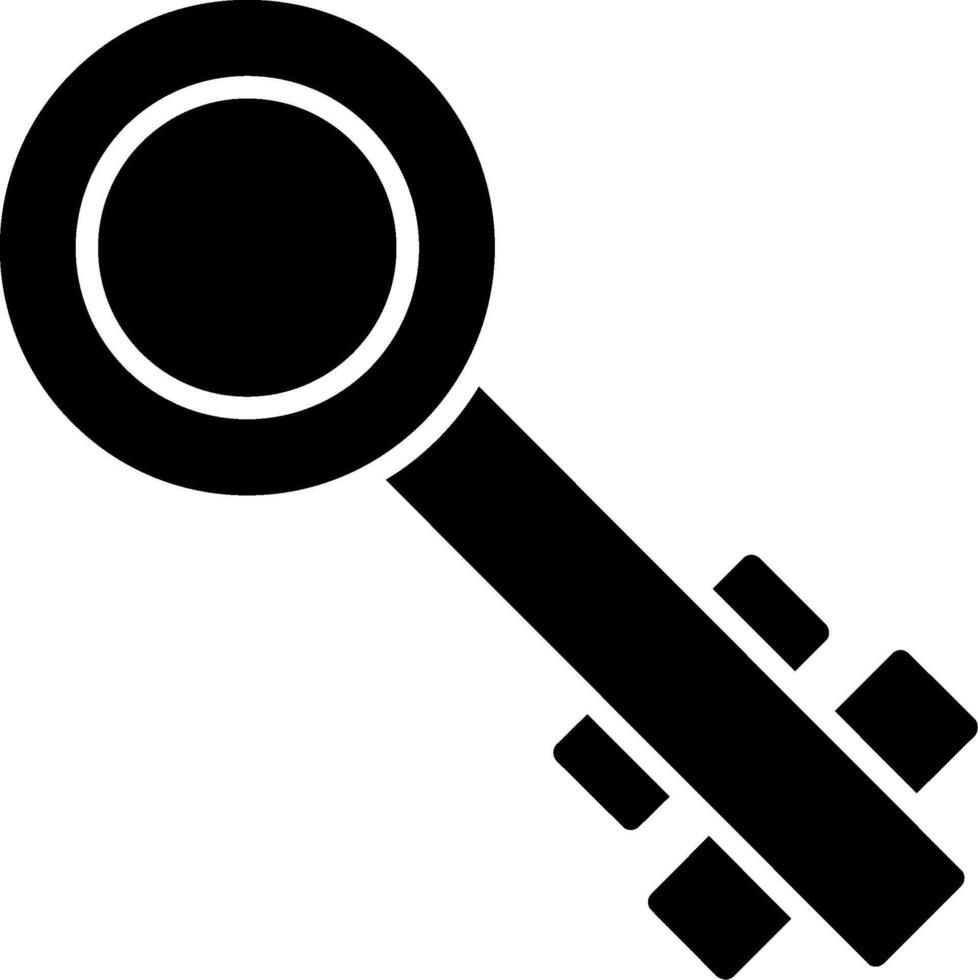 Key Glyph Icon vector