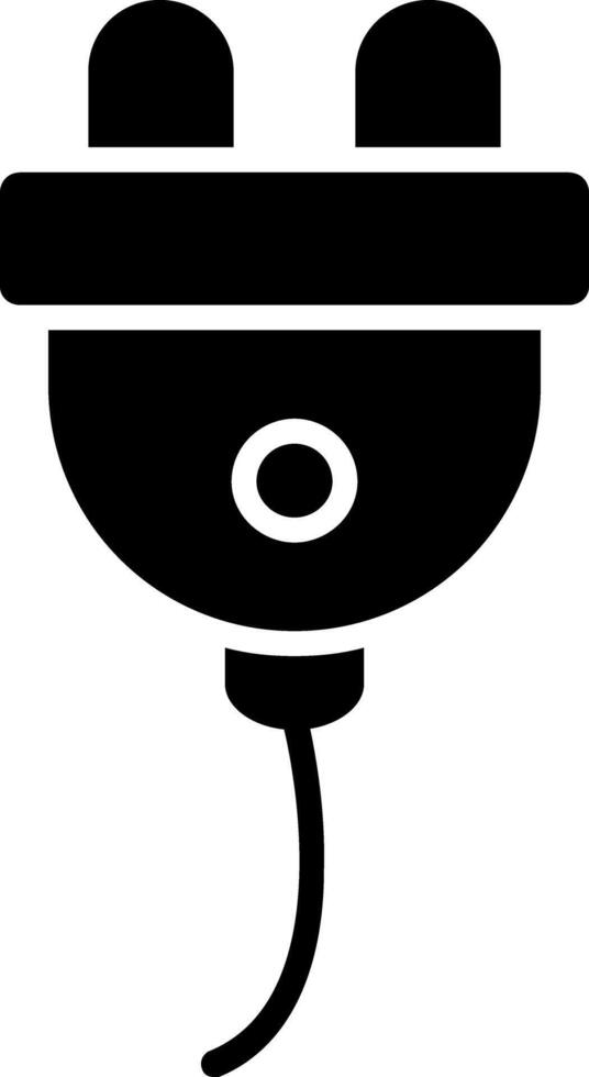 Wall Plug Glyph Icon vector