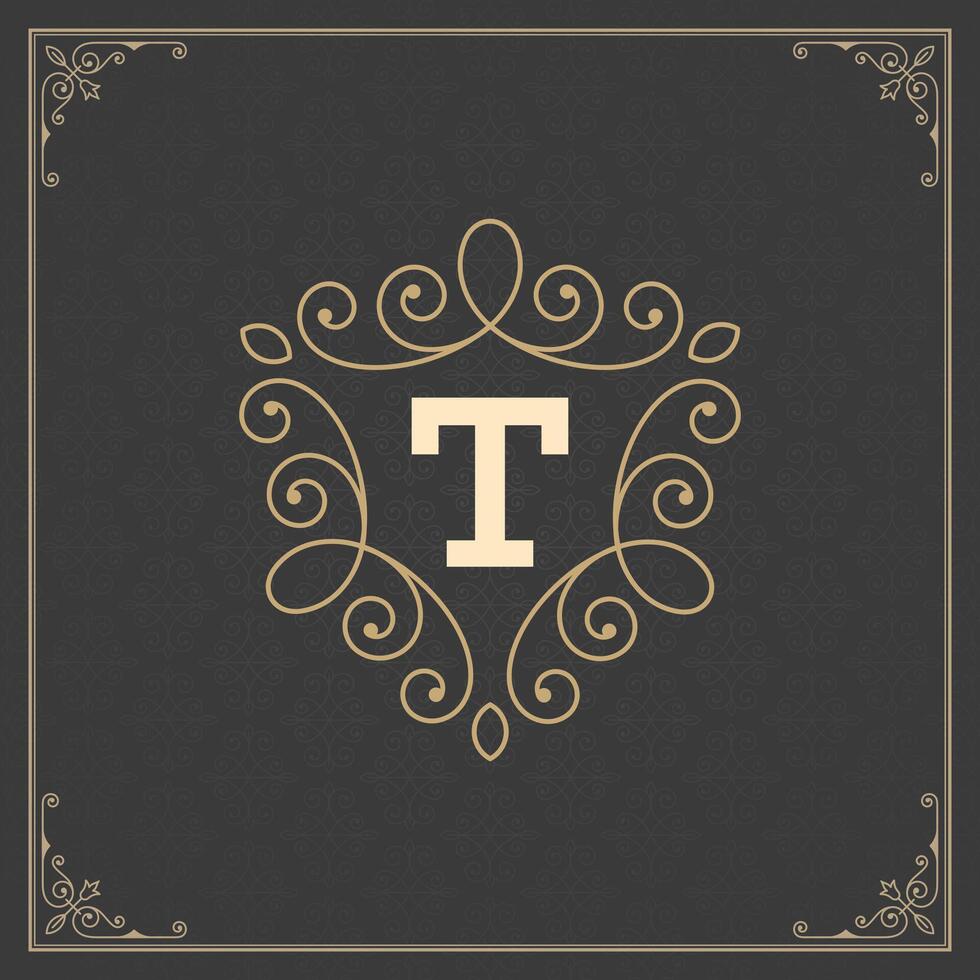Ornament Logo Design Template Decoration vector