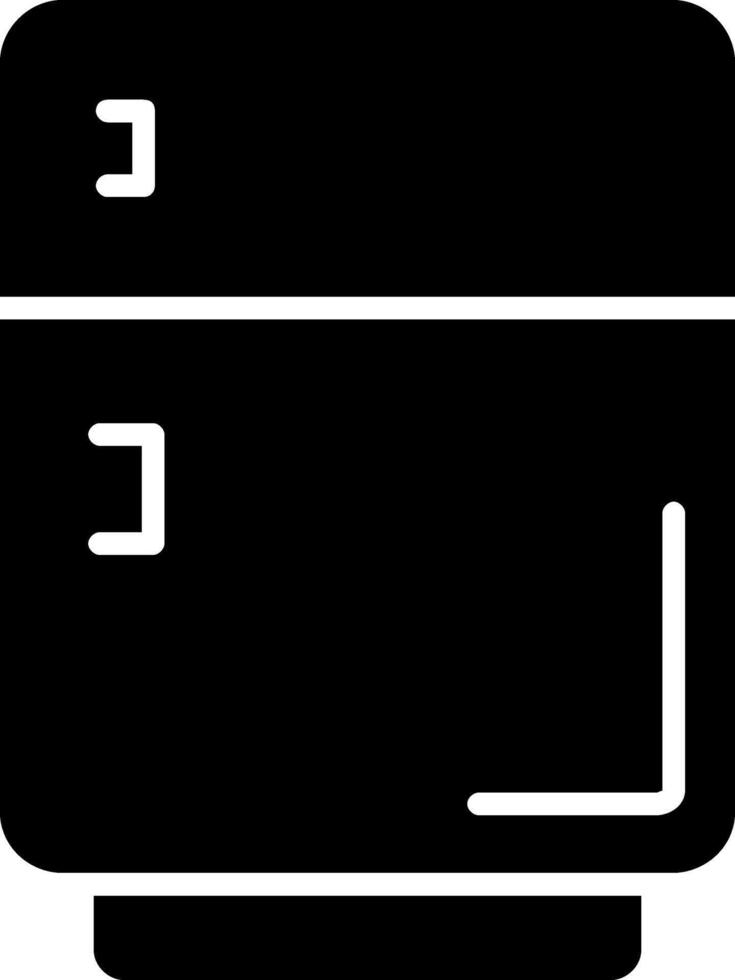 Fridge Glyph Icon vector
