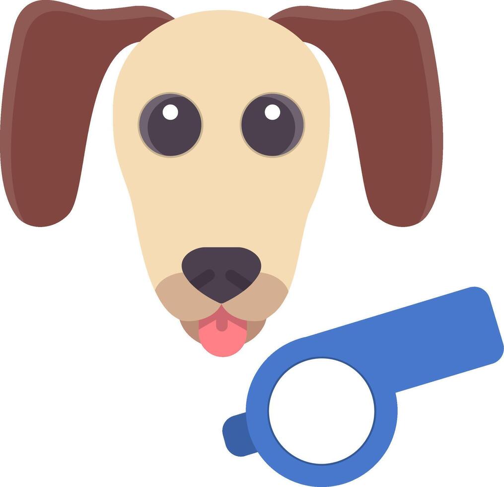 Dog Flat Icon vector