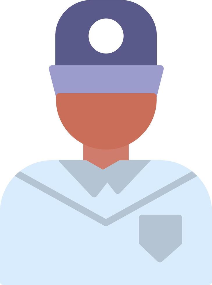 Security Guard Flat Icon vector