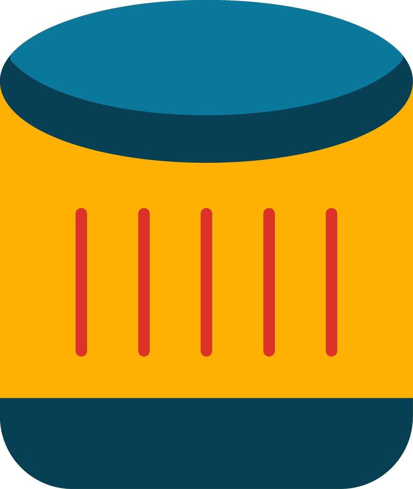 Oil Filter Flat Icon vector