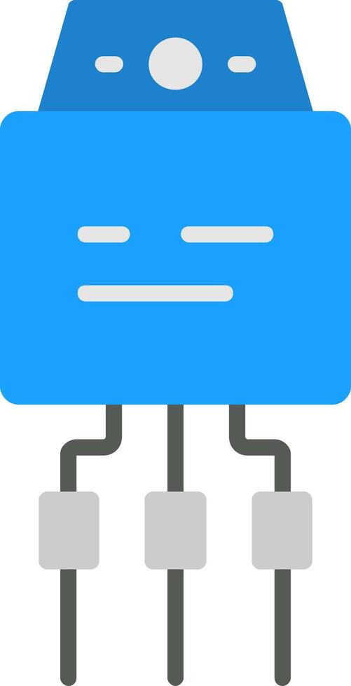 Transistor Flat Icon vector