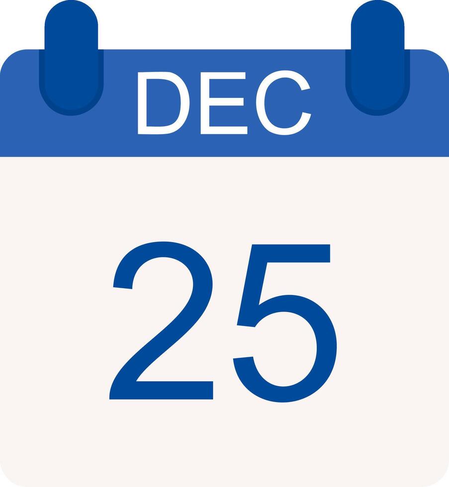 December Flat Icon vector