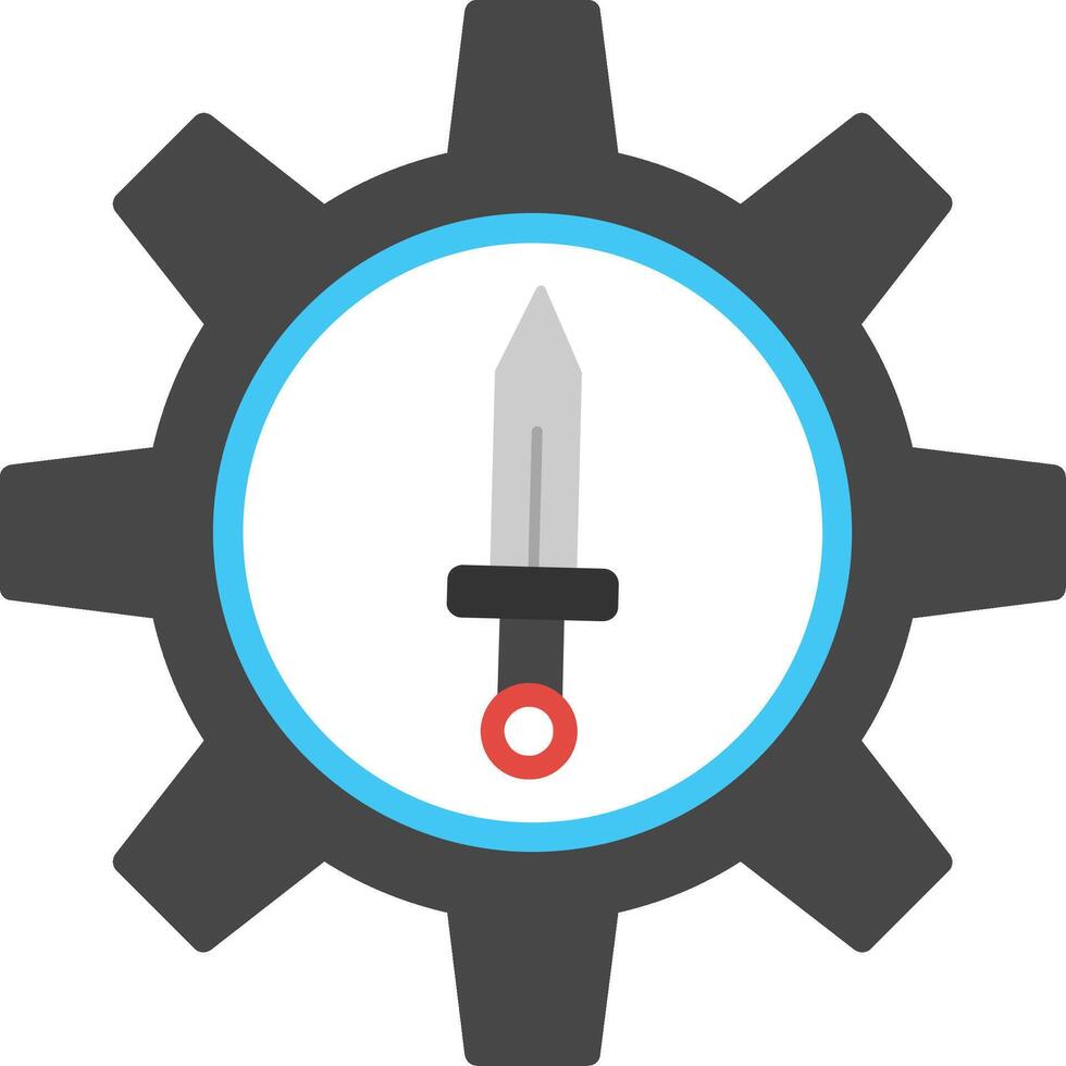 Attack Flat Icon vector
