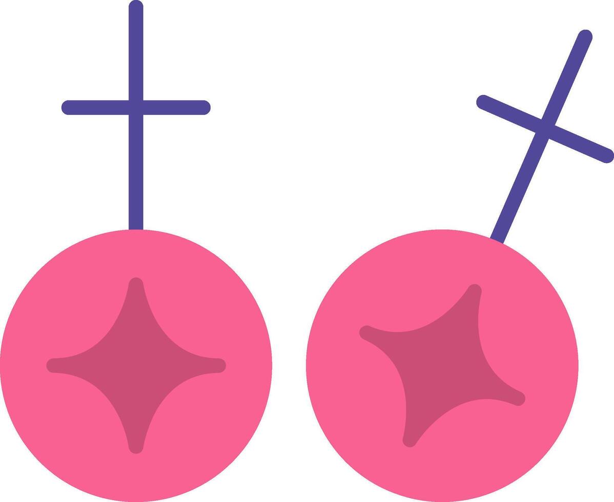 gemelos plano icono vector