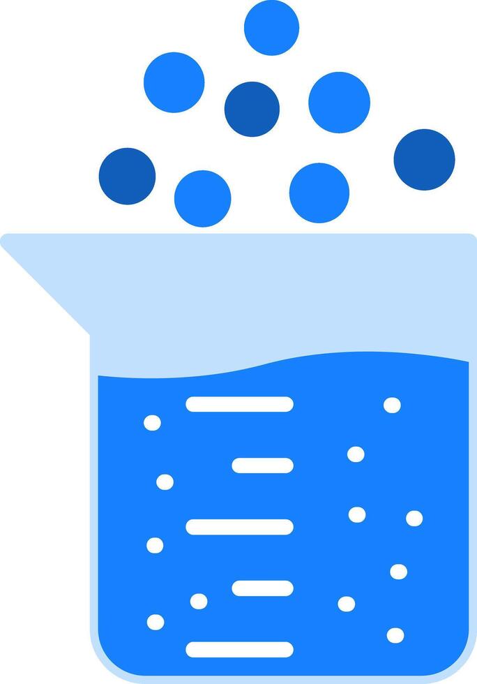 Beaker Flat Icon vector