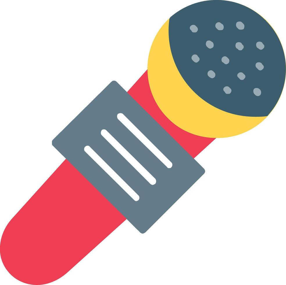 Mic Flat Icon vector